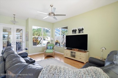Beautifully updated 1994 Palmwood Bahama Breeze courtyard pool on Glen Lakes Country Club in Florida - for sale on GolfHomes.com, golf home, golf lot