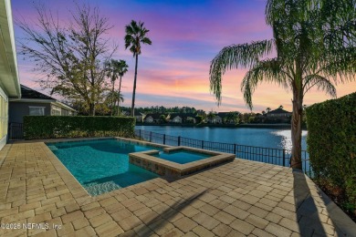 Beautifully renovated POOL w/ SPA home overlooking a serene lake on St. Johns Golf and Country Club in Florida - for sale on GolfHomes.com, golf home, golf lot