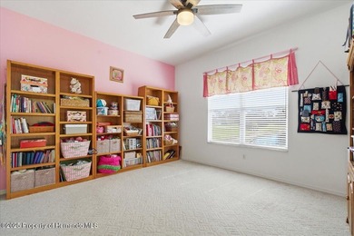 Beautifully updated 1994 Palmwood Bahama Breeze courtyard pool on Glen Lakes Country Club in Florida - for sale on GolfHomes.com, golf home, golf lot
