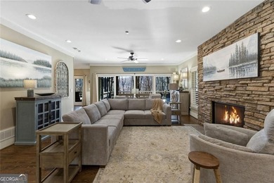 This Rustic Mountain Lodge is perfectly positioned on nearly a on Big Canoe Golf Club - Cherokee in Georgia - for sale on GolfHomes.com, golf home, golf lot