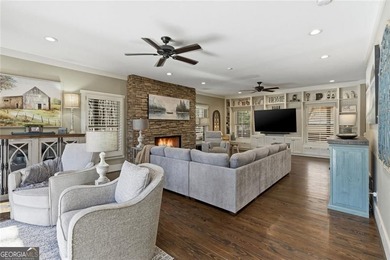 This Rustic Mountain Lodge is perfectly positioned on nearly a on Big Canoe Golf Club - Cherokee in Georgia - for sale on GolfHomes.com, golf home, golf lot