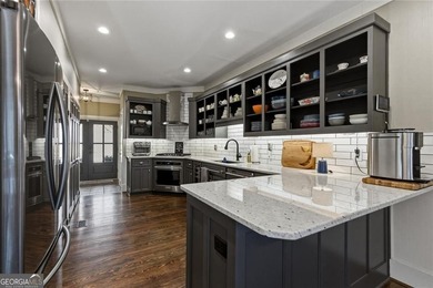 This Rustic Mountain Lodge is perfectly positioned on nearly a on Big Canoe Golf Club - Cherokee in Georgia - for sale on GolfHomes.com, golf home, golf lot