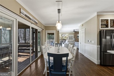 This Rustic Mountain Lodge is perfectly positioned on nearly a on Big Canoe Golf Club - Cherokee in Georgia - for sale on GolfHomes.com, golf home, golf lot