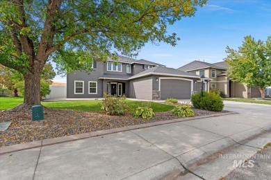 A covered entrance and dramatic vaulted foyer with natural light on Boise Ranch Golf Course, Inc. in Idaho - for sale on GolfHomes.com, golf home, golf lot