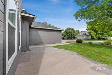 A covered entrance and dramatic vaulted foyer with natural light on Boise Ranch Golf Course, Inc. in Idaho - for sale on GolfHomes.com, golf home, golf lot