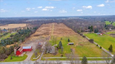 Nestled on 30.2 prime acres with development potential, this on Downing Farms Golf Course in Michigan - for sale on GolfHomes.com, golf home, golf lot