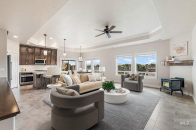 Spacious and thoughtfully designed, this 4-bedroom, 3.5-bath on Hunters Point Golf Club in Idaho - for sale on GolfHomes.com, golf home, golf lot