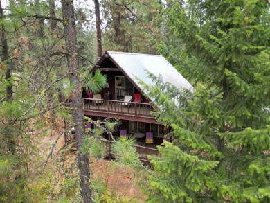 Among the serene wooded pines, this cozy, rustic cabin is a on Terrace Lakes Golf Resort in Idaho - for sale on GolfHomes.com, golf home, golf lot