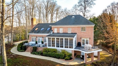 Nestled on a secluded peninsula in the prestigious Ford's Colony on Fords Colony Country Club in Virginia - for sale on GolfHomes.com, golf home, golf lot