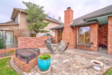 Lovely one level garden home with a view of the 12th fairway at on Oak Tree National Golf and Country Club in Oklahoma - for sale on GolfHomes.com, golf home, golf lot