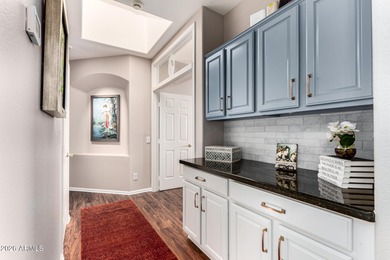 Stunning panoramic water & golf views highlight this beautifully on Oakwood Golf Club  in Arizona - for sale on GolfHomes.com, golf home, golf lot