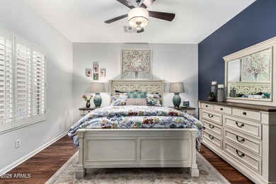 Stunning panoramic water & golf views highlight this beautifully on Oakwood Golf Club  in Arizona - for sale on GolfHomes.com, golf home, golf lot