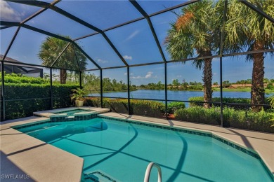 AMAZING VIEWS OVER WIDE LAKE TOWARD THE 6TH GREEN!  This 3BR/2BA on Colonial Country Club in Florida - for sale on GolfHomes.com, golf home, golf lot