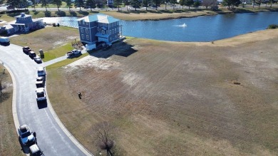 Generous lot directly overlooking the fountain at Crystal Lake on Bay Creek Golf Club in Virginia - for sale on GolfHomes.com, golf home, golf lot