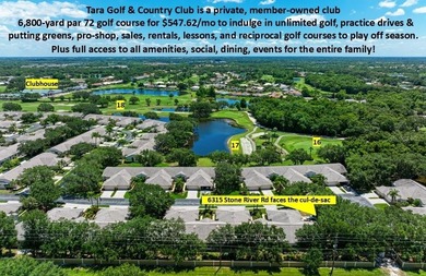 Must See This Stunning single-story end unit featuring 2 on Tara Golf and Country Club in Florida - for sale on GolfHomes.com, golf home, golf lot