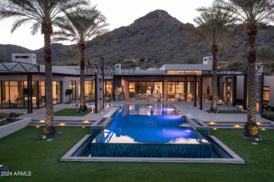 This modern-style estate designed by architect Luis Antonio on Camelback Golf Club in Arizona - for sale on GolfHomes.com, golf home, golf lot