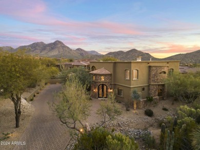 A must-see 4,126 square foot custom home featuring 4 bedrooms on Troon Country Club in Arizona - for sale on GolfHomes.com, golf home, golf lot