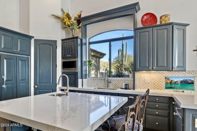 A must-see 4,126 square foot custom home featuring 4 bedrooms on Troon Country Club in Arizona - for sale on GolfHomes.com, golf home, golf lot