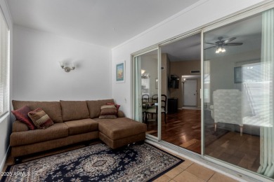 Sleek, roomy one bedroom unit with enclosed back patio.  Close on Sun City North Golf Course in Arizona - for sale on GolfHomes.com, golf home, golf lot