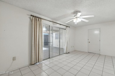 Priced to sale! Make this mid-century townhome what you desire on Sun City Lakes West and East in Arizona - for sale on GolfHomes.com, golf home, golf lot