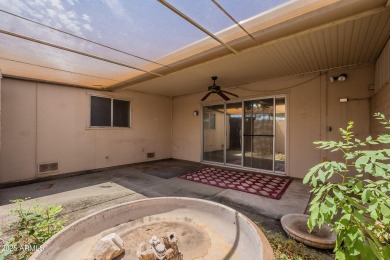 Priced to sale! Make this mid-century townhome what you desire on Sun City Lakes West and East in Arizona - for sale on GolfHomes.com, golf home, golf lot