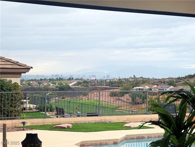 LAS VEGAS STRIP VIEW with a POOL. Exquisite elegance meets on Revere Golf Club in Nevada - for sale on GolfHomes.com, golf home, golf lot