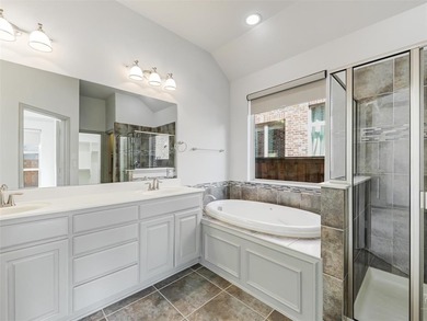 LOVELY LIGHT & BRIGHT! ... This open 1 LEVEL Living plus Bonus on The Tribute At the Colony in Texas - for sale on GolfHomes.com, golf home, golf lot