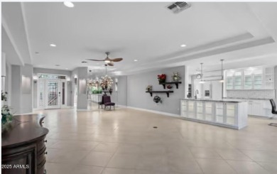 Welcome to this stunning 2-bedroom + den home perfectly on Sunland Springs Golf Course  in Arizona - for sale on GolfHomes.com, golf home, golf lot