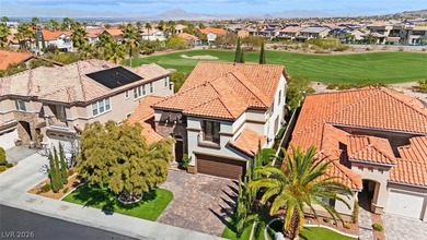 Located in the prestigious Seven Hills community, this elegant on Rio Secco Golf Club in Nevada - for sale on GolfHomes.com, golf home, golf lot