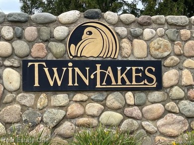 Prime Buildable Lot in Twin Lakes Subdivision: backs to a on Twin Lakes Golf Club in Michigan - for sale on GolfHomes.com, golf home, golf lot