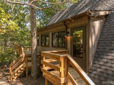 This cozy chalet offers the classic A-frame design with a on Innsbrook Resort Golf Course in Missouri - for sale on GolfHomes.com, golf home, golf lot