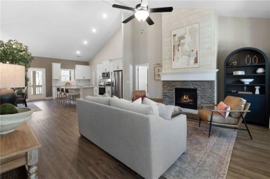 Great True Ranch Plan with Charming Covered Front Porch on Full on The Highlands Course at Lake Arrowhead in Georgia - for sale on GolfHomes.com, golf home, golf lot