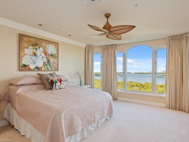 Rising high above Estero Bay, this 7th floor sky home at Bayview on Bonita Bay West in Florida - for sale on GolfHomes.com, golf home, golf lot