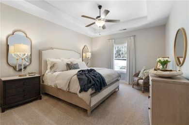 Great True Ranch Plan with Charming Covered Front Porch on Full on The Highlands Course at Lake Arrowhead in Georgia - for sale on GolfHomes.com, golf home, golf lot
