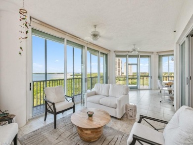 Rising high above Estero Bay, this 7th floor sky home at Bayview on Bonita Bay West in Florida - for sale on GolfHomes.com, golf home, golf lot