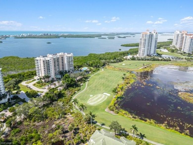 Rising high above Estero Bay, this 7th floor sky home at Bayview on Bonita Bay West in Florida - for sale on GolfHomes.com, golf home, golf lot