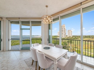 Rising high above Estero Bay, this 7th floor sky home at Bayview on Bonita Bay West in Florida - for sale on GolfHomes.com, golf home, golf lot