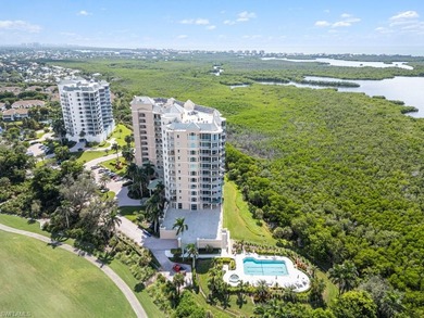 Rising high above Estero Bay, this 7th floor sky home at Bayview on Bonita Bay West in Florida - for sale on GolfHomes.com, golf home, golf lot