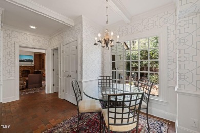 You will love this beautiful traditional home, perfectly perched on Hope Valley Country Club in North Carolina - for sale on GolfHomes.com, golf home, golf lot