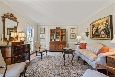 You will love this beautiful traditional home, perfectly perched on Hope Valley Country Club in North Carolina - for sale on GolfHomes.com, golf home, golf lot