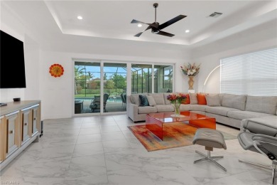 Enjoy the sunrise views from this generously appointed 2,202 sq on Bonita National Golf Course in Florida - for sale on GolfHomes.com, golf home, golf lot