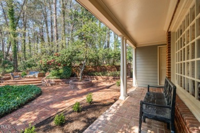 You will love this beautiful traditional home, perfectly perched on Hope Valley Country Club in North Carolina - for sale on GolfHomes.com, golf home, golf lot
