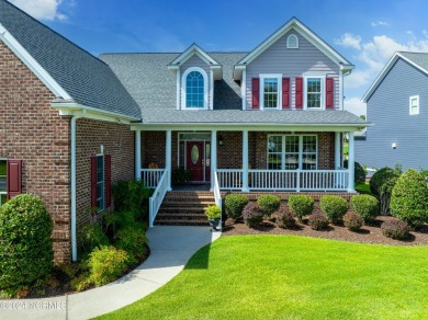 Location, location, location!   Beautiful custom home with on Members Club At St. James Plantation in North Carolina - for sale on GolfHomes.com, golf home, golf lot