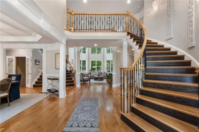 Experience luxury living at its finest in this stunning on Alpharetta Athletic Club East in Georgia - for sale on GolfHomes.com, golf home, golf lot