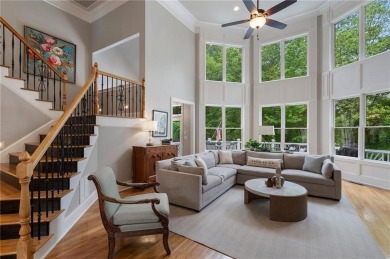 Experience luxury living at its finest in this stunning on Alpharetta Athletic Club East in Georgia - for sale on GolfHomes.com, golf home, golf lot