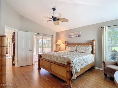 This well-maintained Villareal model home sits directly on the on Herons Glen Golf and Country Club in Florida - for sale on GolfHomes.com, golf home, golf lot