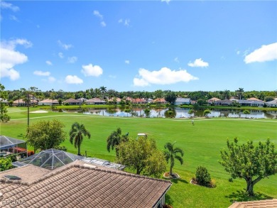 This well-maintained Villareal model home sits directly on the on Herons Glen Golf and Country Club in Florida - for sale on GolfHomes.com, golf home, golf lot