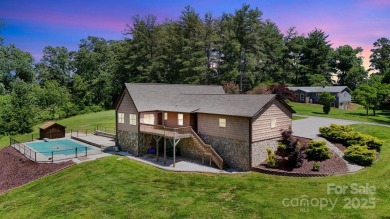 Beautiful mountain feel & custom features! 2.3 acres with a pond on Orchard Hills Golf Course in North Carolina - for sale on GolfHomes.com, golf home, golf lot