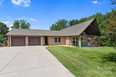 Beautiful mountain feel & custom features! 2.3 acres with a pond on Orchard Hills Golf Course in North Carolina - for sale on GolfHomes.com, golf home, golf lot