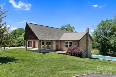 Beautiful mountain feel & custom features! 2.3 acres with a pond on Orchard Hills Golf Course in North Carolina - for sale on GolfHomes.com, golf home, golf lot